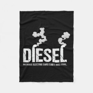 Diesel, weil Elektro keinen Kohlentransporter Gi f Fleecedecke
