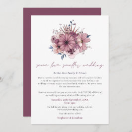 Dieselbe Liebe kleinere Hochzeitsszenarien in Rosa Ankündigung