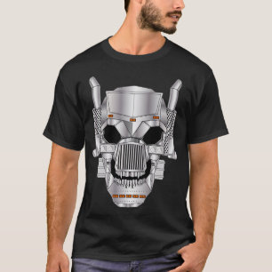Dieselbrüder Lkw-Schädelknochen vorne T-Shirt