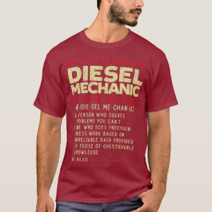 Dieselfahrzeug mit mechanischer Definition T-Shirt