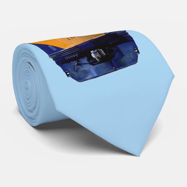 Diesellokomotive Krawatte (Gerollt)