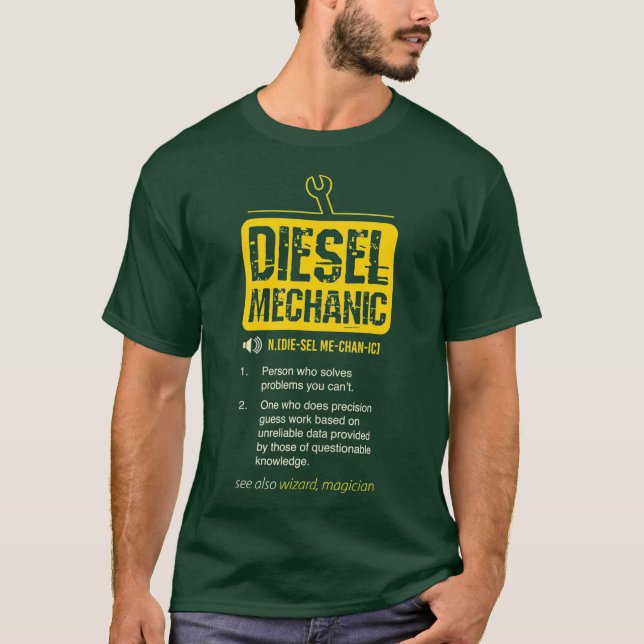 Dieselmechanik T-Shirt (Vorderseite)
