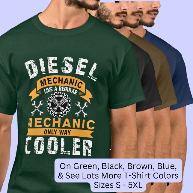 Dieselmechanik wie normal, aber Cooler T-Shirt (Von Creator hochgeladen)