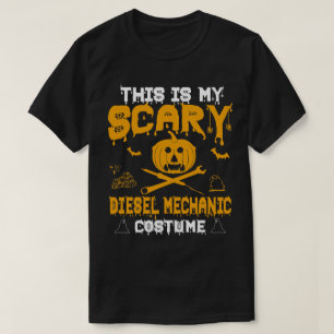 Dieselmechaniker-Kostüm Halloween 2019 T-Shirt