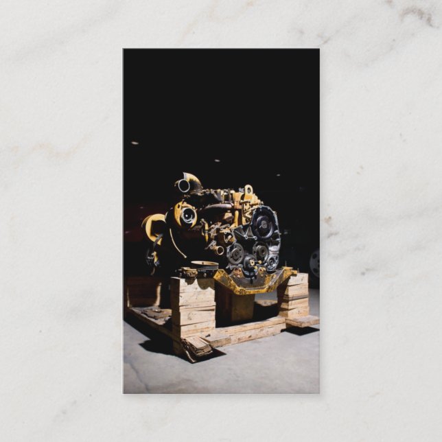 DieselMotor-Mechaniker-Geschäfts-Karte Visitenkarte (Vorderseite)