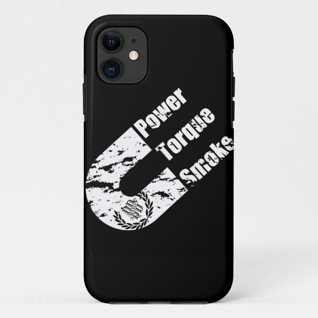 DieselPower-Drehmoment u. Rauch-Kasten Case-Mate iPhone Hülle (Rückseite)