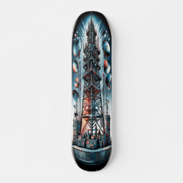 Dieselpunk Broadcast Tower Deck Skateboard