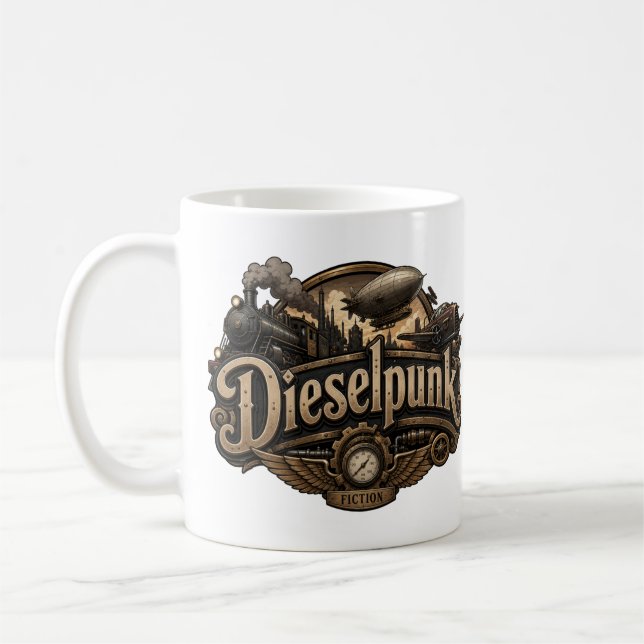 Dieselpunk Kaffeetasse (Links)