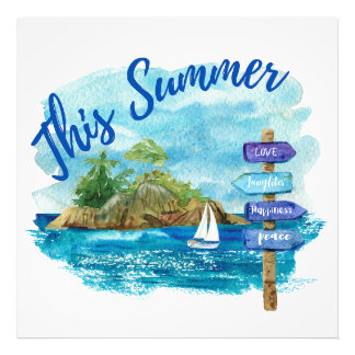 Diesen Sommer Fotodruck
