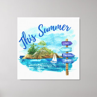 Diesen Sommer Leinwanddruck