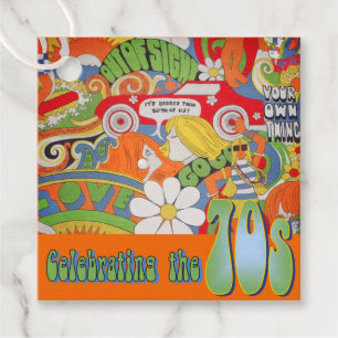 Dieser 70er befürwortet Tag Geschenkanhänger