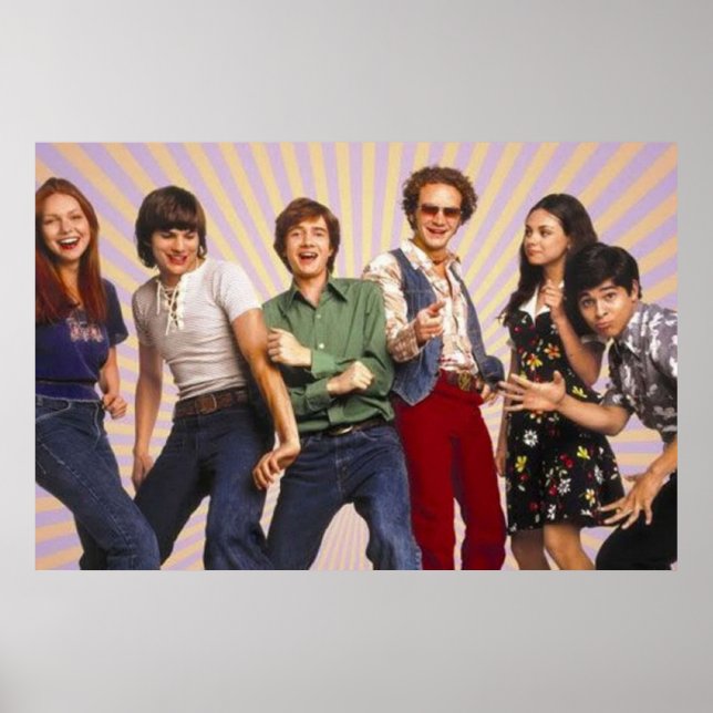 Dieser 70er zeigt Kelso Hyde Eric Fez Donna Jackie Poster (Vorne)