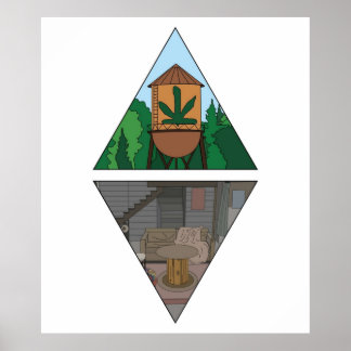 Dieser 70er zeigt Orte an Poster