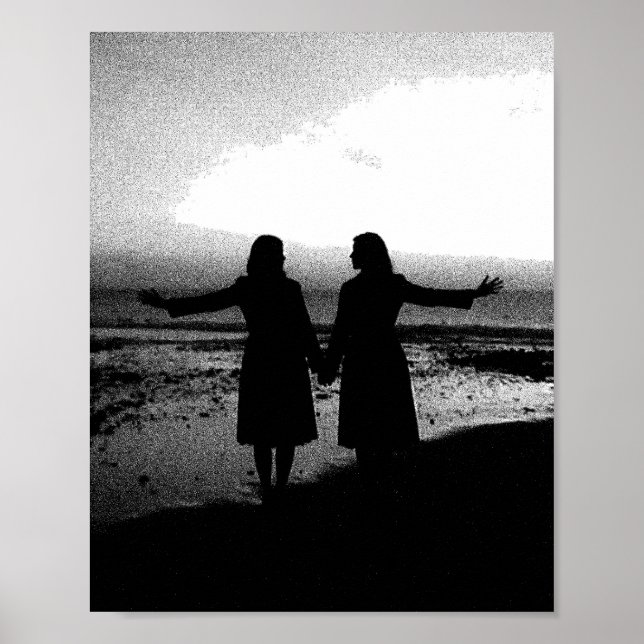 Dieser Abend, der Ozean hörte alles Poster (Vorne)