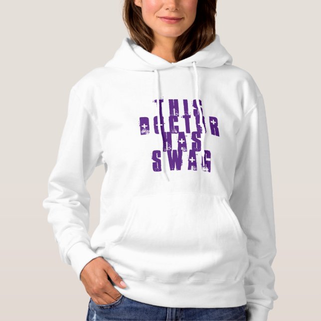 "Dieser Arzt hat schwach" Hoodie (Vorderseite)