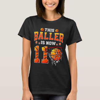 Dieser Baller ist 11 Baseball-Kinder Jungen 11. Ge T-Shirt