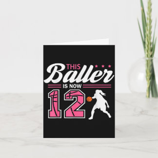 Dieser Baller ist 12 Jahre alt Baseball 12. Geburt Karte