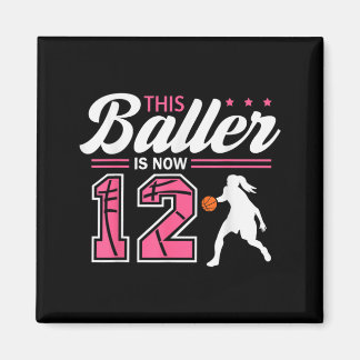 Dieser Baller ist 12 Jahre alt Baseball 12. Geburt Magnet