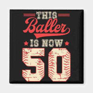 Dieser Baller ist 50 Baseball Knuckleballer Home R Magnet