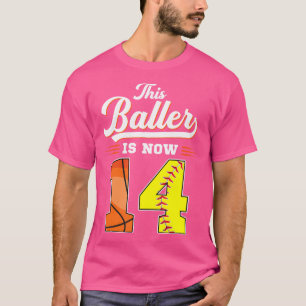 Dieser Baller ist jetzt 14 Jahre alt Tag 14. Baske T-Shirt