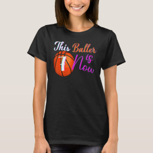 Dieser Baller ist jetzt 7 Basketball 7. Geburtstag T-Shirt