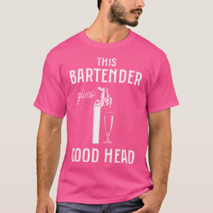 Dieser Barkeeper gibt einen guten Head Funny Bar S T-Shirt