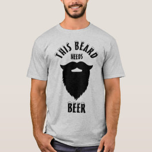 Dieser Bart braucht Bier, T-Shirt