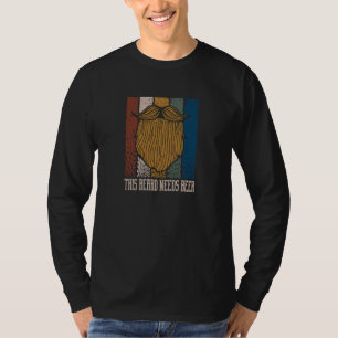 Dieser Bart braucht Bier trinkenden Humor Trinker T-Shirt