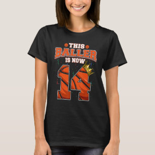 Dieser Basketballball-Baller ist jetzt 14 Jahre al T-Shirt