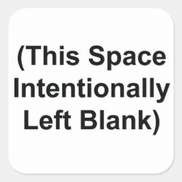 Dieser Bereich wurde absichtlich als 3"-Sticker Ve Quadratischer Aufkleber