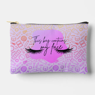 Dieser Beutel enthält meinen kleinen Schminkbeutel