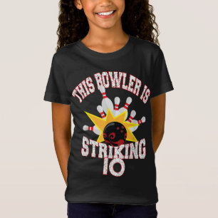 Dieser Bowler ist am 10. Geburtstag 10 Jahre alt T-Shirt