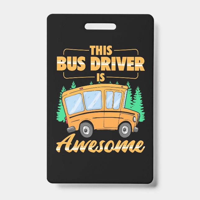 Dieser Busfahrer ist Phantastisch Ausweis (Vorderseite)
