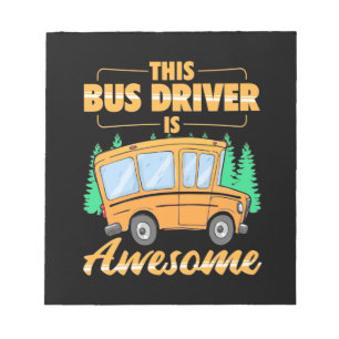 Dieser Busfahrer ist Phantastisch Notizblock
