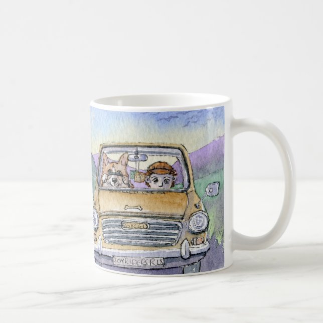 Dieser Corgihund nahm sein hoomun… Tasse (Rechts)