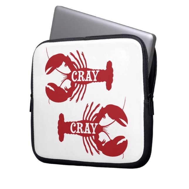 Dieser Cray Cray Panzerkrebs Krebs Laptopschutzhülle (Vorderseite Links)