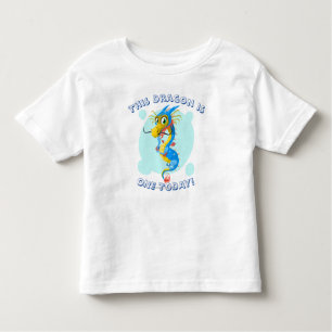 Dieser Drache ist heute eins - das erste Geburtsta Kleinkind T-shirt