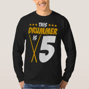 Dieser Drummer ist 5 Drummer Drum Set Music T-Shirt