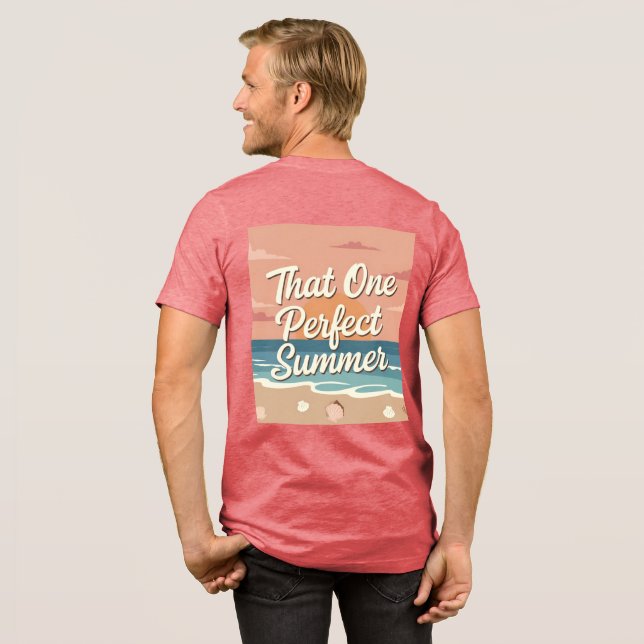 Dieser eine perfekte Sommer Tri-Blend Shirt (Rückseite voll)