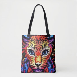 Dieser farbenfrohe Leopard-Look