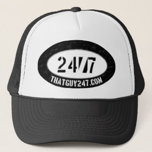 Dieser Fernlastfahrer-Hut des Typ-24/7 Truckerkappe