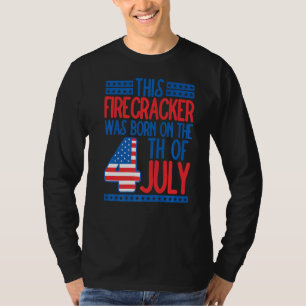 Dieser Firecracker wurde am 4. Juli zum Geburtstag T-Shirt