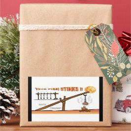 Dieser Fisch stinkt! / gegen Trump, Rechteckiger Aufkleber