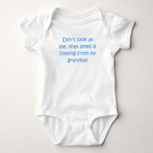 Dieser Geruch kommt von meinem Opa Baby Strampler
