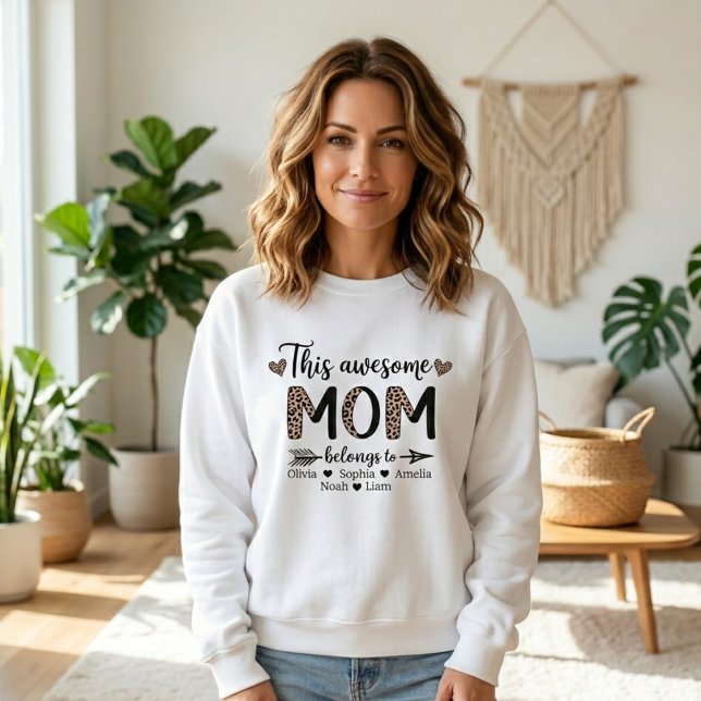 Dieser großartige Mama-Bold-Leopard-Mama-Stil Sweatshirt (Von Creator hochgeladen)