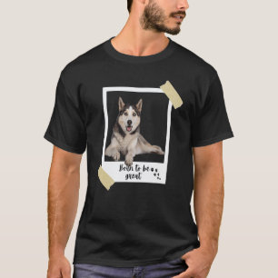 Dieser großartige süße sibirische Husky-Hund und W T-Shirt