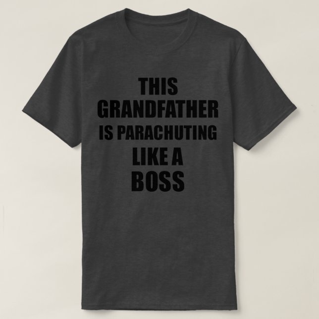 Dieser Großvater fährt wie ein Boss-Funny T-Shirt (Design vorne)