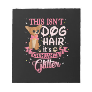 Dieser Hund hat seinen Chihuahua-Glitzer Chico Dog Notizblock