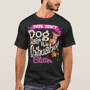 Dieser Hund hat seinen Chihuahua-Glitzer Chico Dog T-Shirt