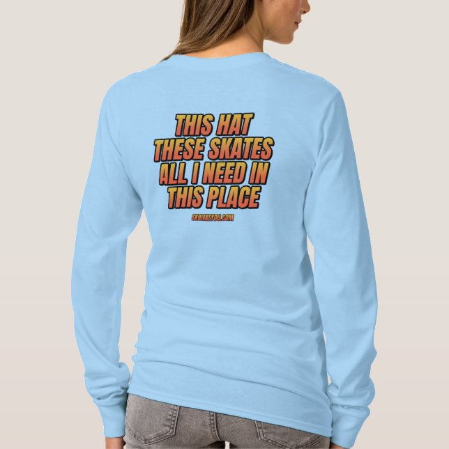 Dieser Hut und diese Skate Shirt Alternativen (Rückseite)